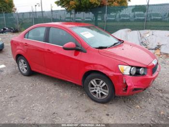  Salvage Chevrolet Sonic