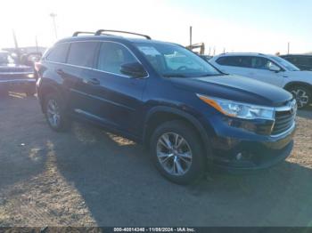  Salvage Toyota Highlander