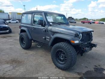  Salvage Jeep Wrangler