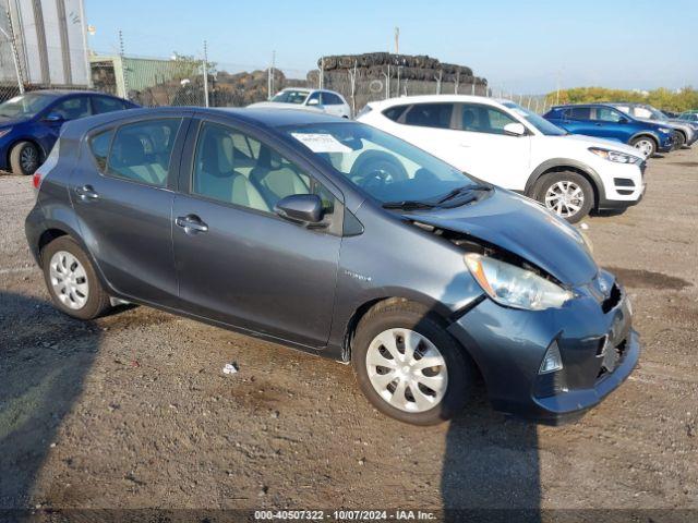  Salvage Toyota Prius c