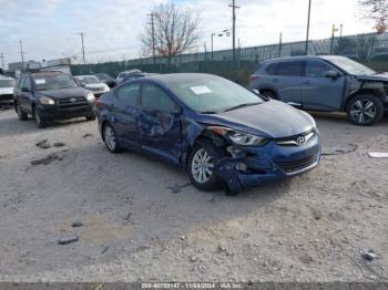  Salvage Hyundai ELANTRA