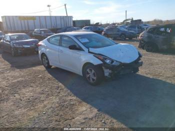  Salvage Hyundai ELANTRA