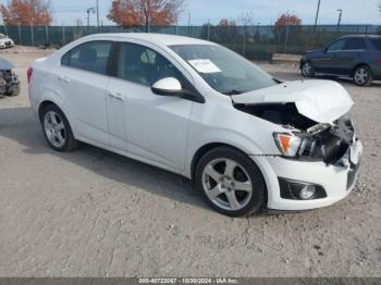  Salvage Chevrolet Sonic