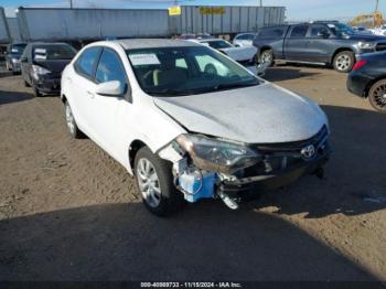  Salvage Toyota Corolla