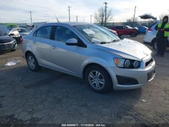  Salvage Chevrolet Sonic