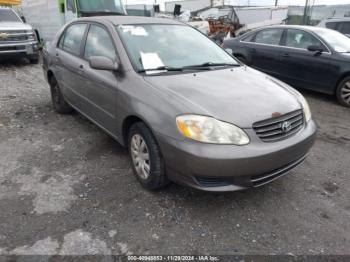  Salvage Toyota Corolla