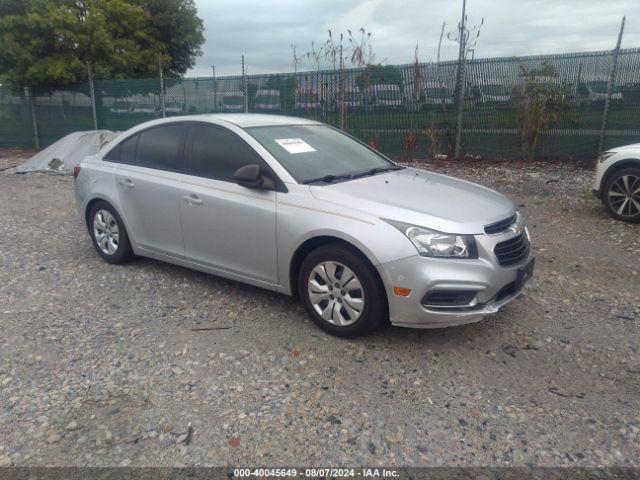  Salvage Chevrolet Cruze