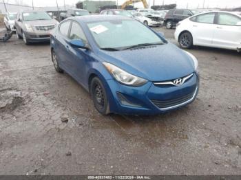  Salvage Hyundai ELANTRA