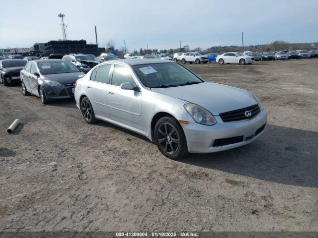  Salvage INFINITI G35 Sedan