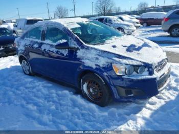  Salvage Chevrolet Sonic