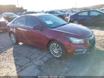  Salvage Chevrolet Cruze