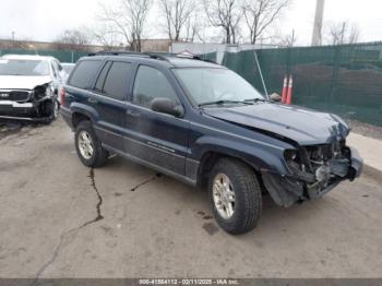  Salvage Jeep Grand Cherokee