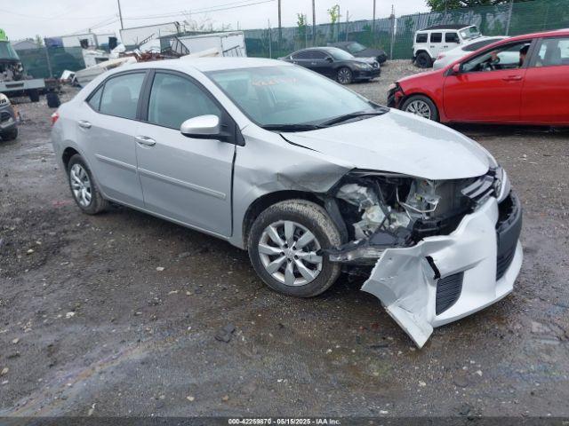  Salvage Toyota Corolla