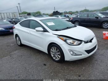  Salvage Hyundai ELANTRA