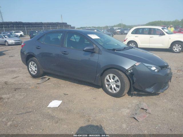  Salvage Toyota Corolla