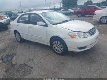  Salvage Toyota Corolla