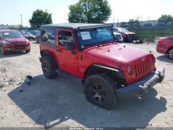  Salvage Jeep Wrangler
