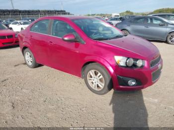  Salvage Chevrolet Sonic