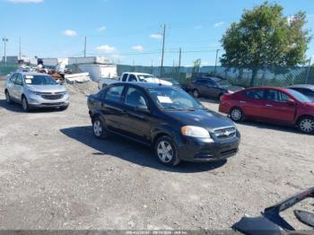  Salvage Chevrolet Aveo