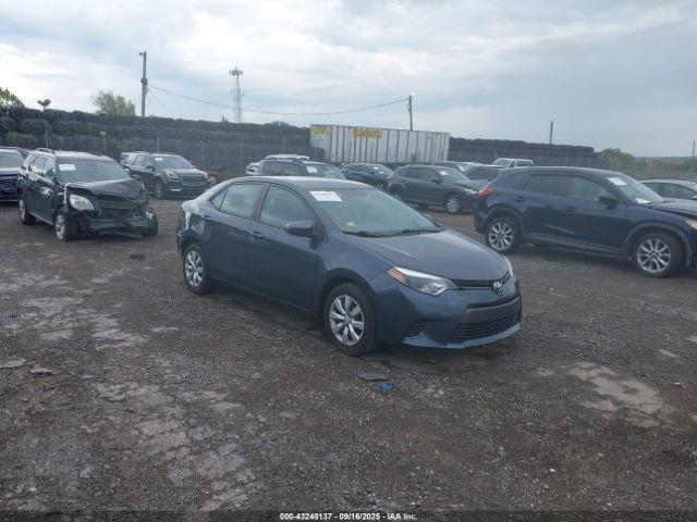  Salvage Toyota Corolla