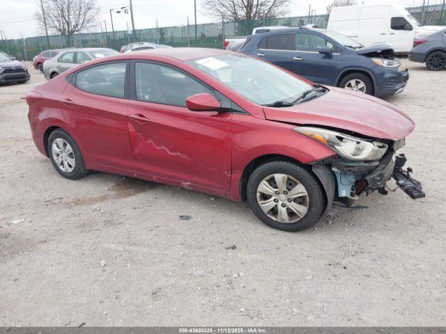  Salvage Hyundai ELANTRA
