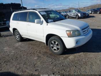  Salvage Toyota Highlander