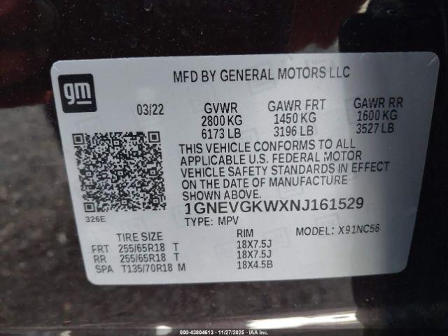 Chevrolet Traverse Awd Lt Cloth Image 9