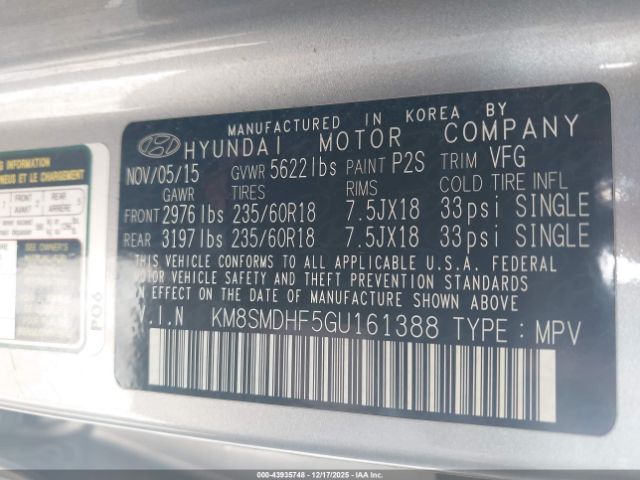 Hyundai SANTA FE Se Image 8