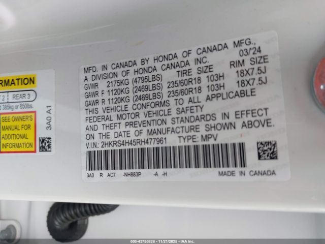 Honda CR-V Ex Awd Image 7