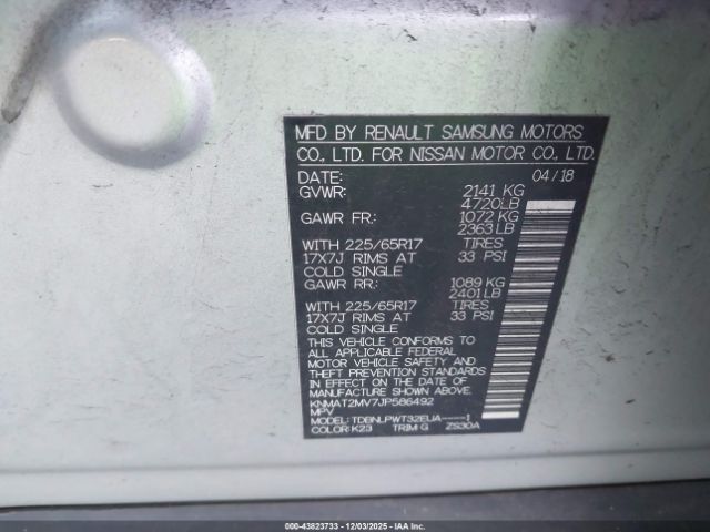 Nissan Rogue S Image 13