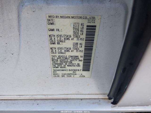 Nissan Pathfinder S Image 9