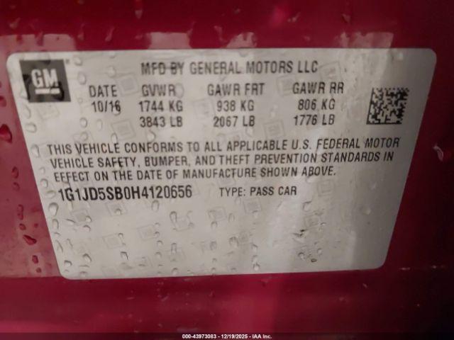 Chevrolet Sonic Lt Auto Image 2