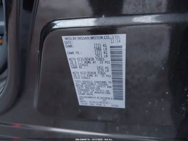 Nissan Pathfinder Sl Image 3