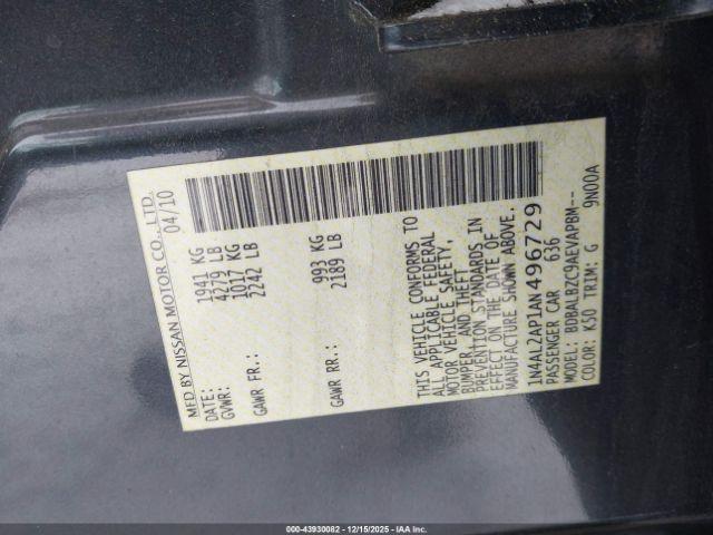 Nissan Altima 2.5 S Image 8