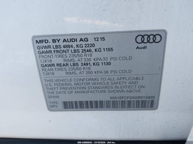 Audi Q3 2.0t Premium Plus Image 8
