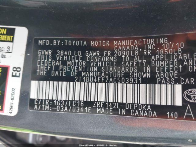 Toyota Corolla Le Image 6