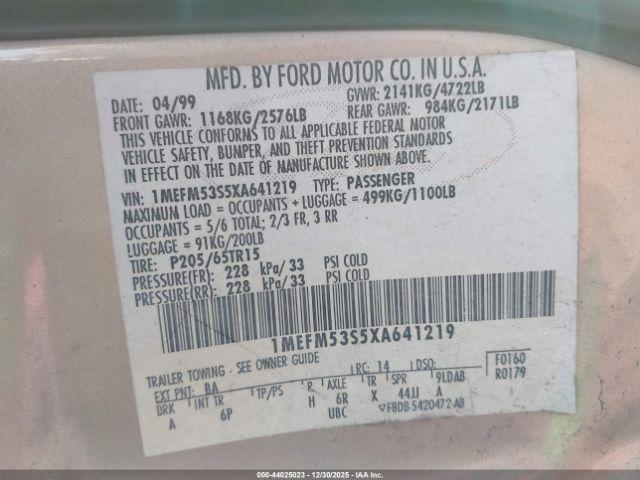 Mercury Sable Ls Image 5