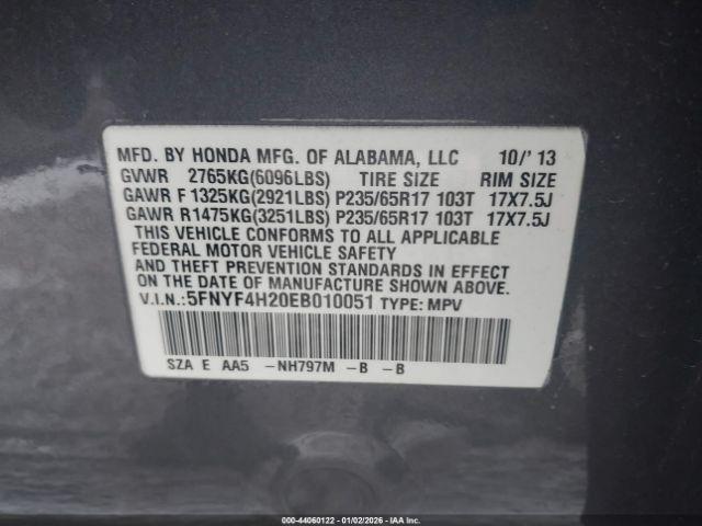 Honda Pilot Lx Image 8