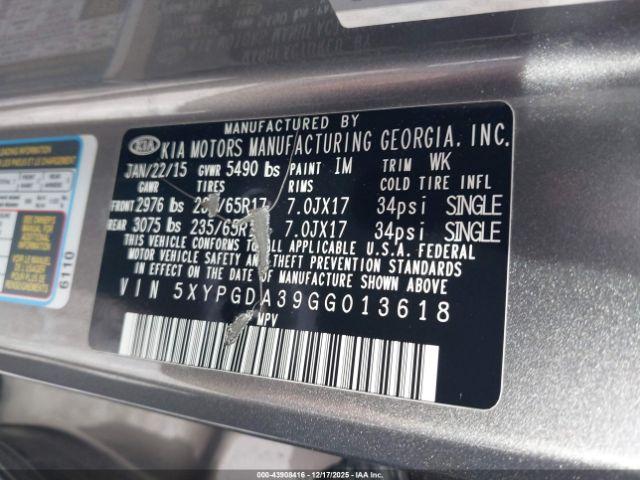 Kia Sorento 2.4l Lx Image 9