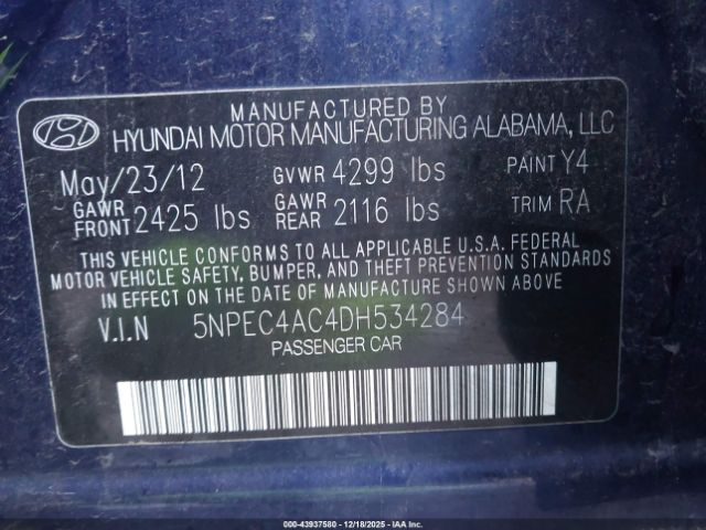 Hyundai SONATA Limited Image 16