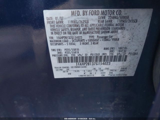 Ford Five Hundred Limited Image 9