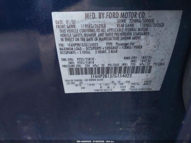 Ford Five Hundred Limited Image 9