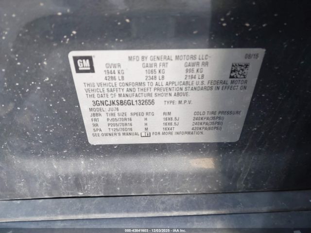 Chevrolet Trax 1ls Image 10